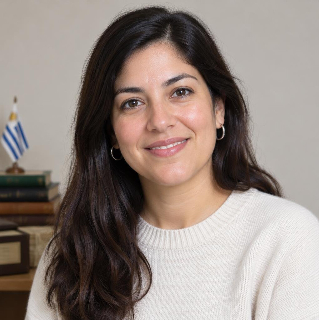Portrait of a smiling young Latina woman